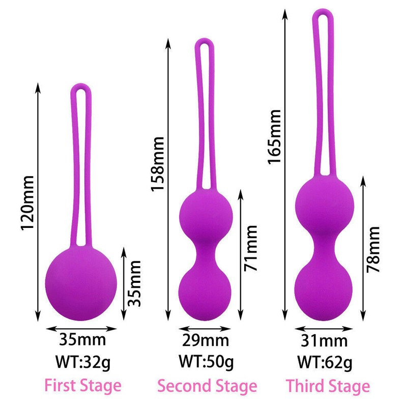 Silicone Ben Wa Kegel Chinese Balls Vaginal Mucle Pelvic Trainer Women Sex Toys gallery