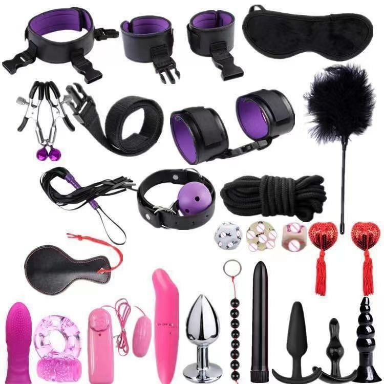 Sex Bondage Gear Handcuffs Sex Games Whip Gag Toy Kit BDSM Sex Toys for Couples gallery