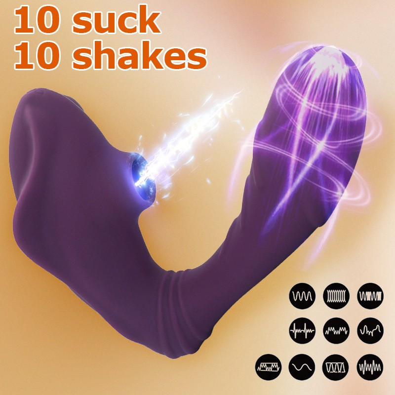 Sucking Vibrator Clit Sucker Dildo G-spot Stimulator Massager Sex Toys Women-- gallery