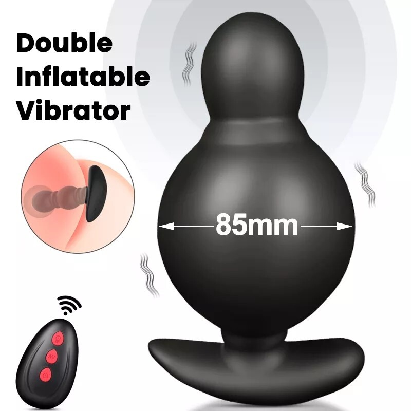 Extra Huge Inflatable Dildo Pump Penis Anal Butt Plug G-spot Stimulator Sex Toys gallery