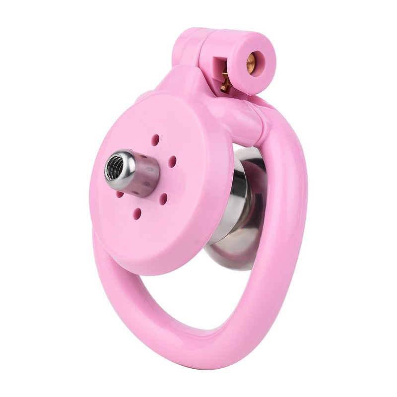 Resin Male Chastity Cage Penis Cage With Belt Metal Urethra Tube BDSM Lock Rings gallery