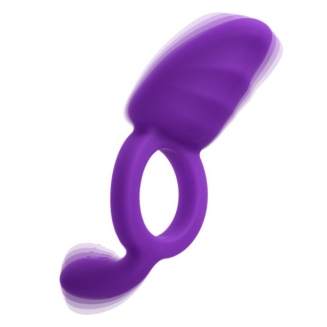 California Exotic Calexotics Closer Passion Vibrating Cock Ring Purple, New gallery
