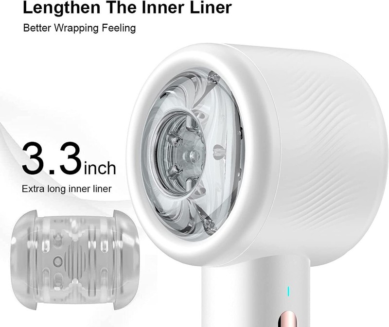 Male Masturbaters Automatic HandsFree Telescopic Cup Sucking Stroker Men Sex Toy gallery