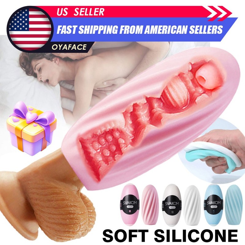 1X Soft-Realistic-Male-Masturbators-Vagina-Pocket-Pussy-Masturbation-Men-Sex-Toy