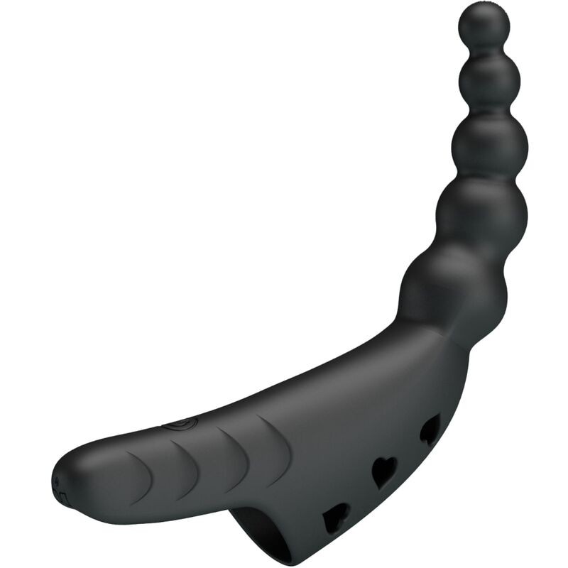 Pretty Love Jordin - Silicone Finger Vibrator 10 Vibrations Black gallery