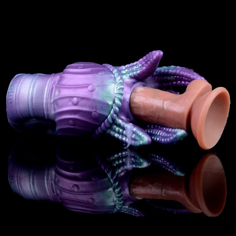 Male Fantasy Octopus Masturbator Cup Single Channel Sex Toy Silicone Strokers gallery