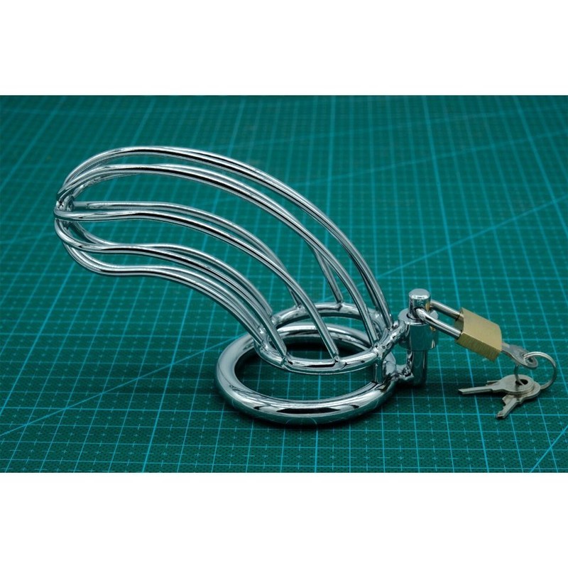 Male Chastity Penis Cock Cage Belt Device Band Auxiliary Ring Bondage Sex Toys gallery
