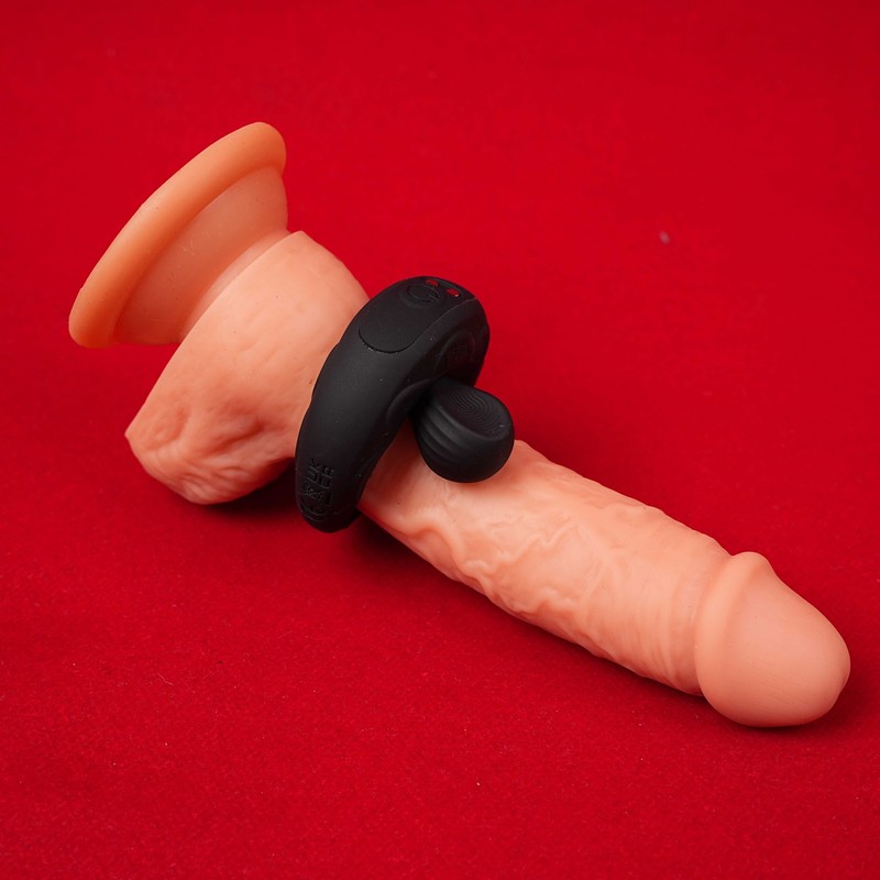 Penis Cock Ring Vibrator G-spot Dildo Massager Sex Toys for Women Men Couples US gallery
