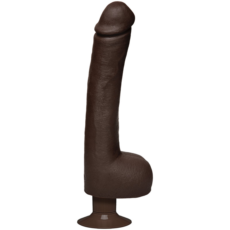 Signature Cocks - Safaree Vibrating 12" ULTRASKYN Cock Vac-U-Lock Suction Cup