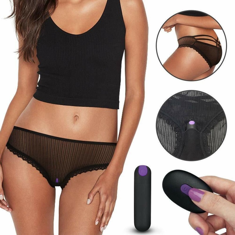 Vibrador Inalámbrico con Control Remoto, para usar y Bragas Estilo Hipster Mujer gallery