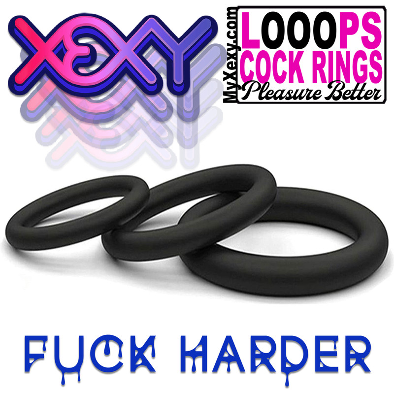 Premium 3pcs Cock Ring Penis Rings Enhancer Erectile Sex Toy Mens Enlarger Reuse gallery
