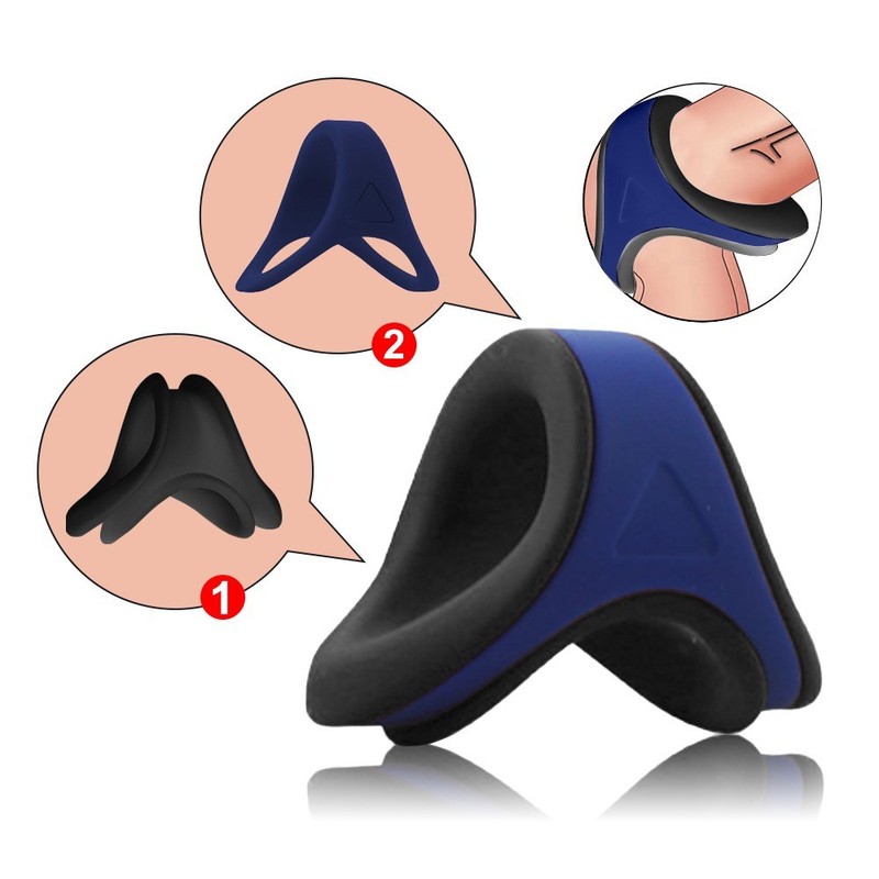Penis Cock Rings for Man, Adjustable Tightness Adult Sex Toys Long-term wearBlue
