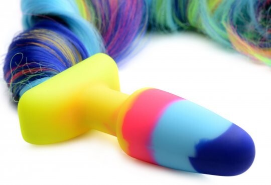 Rainbow Unicorn Tail Anal Plug gallery