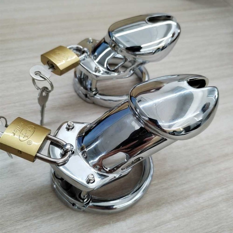 Bondage Penis Cock Cage Chasity Cage Lockable BDSM for Men Training Reatraints gallery