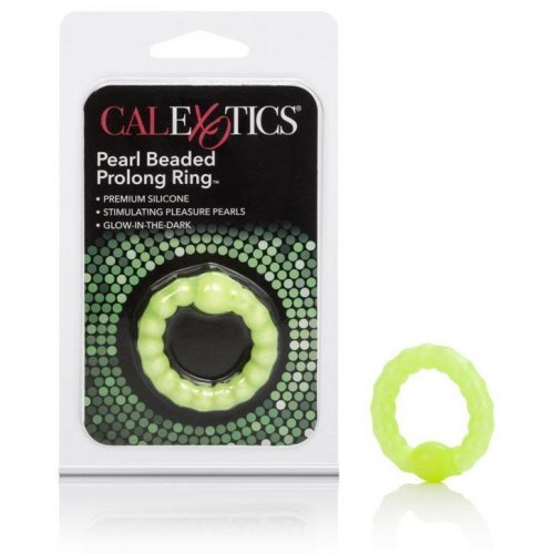 Prolong Pearl Beaded Cock Ring – Green