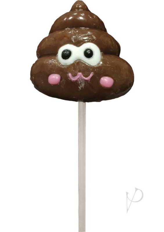 Chocolate Lollipop Poop Party Favor Cake Topper Bachelorette Funny Emoji Candies