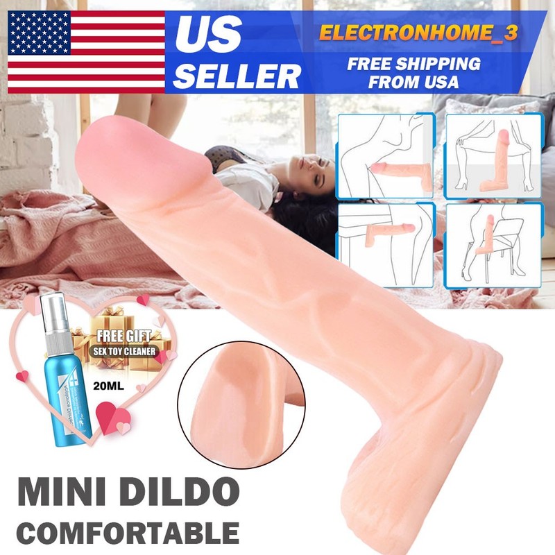 Mini Small Realistic Penis Dildo G-spot For Women Men Beginners Sex Toys