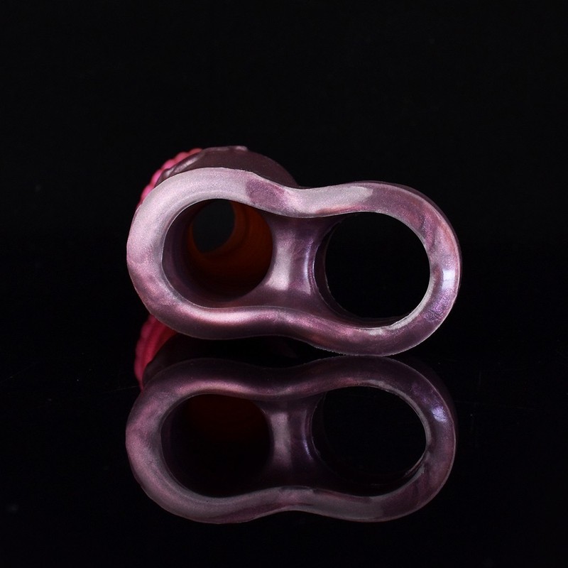 Large Fantasy Knot Penis Sleeve Silicone Sheath Cock Enlarger Enhancer Extender gallery