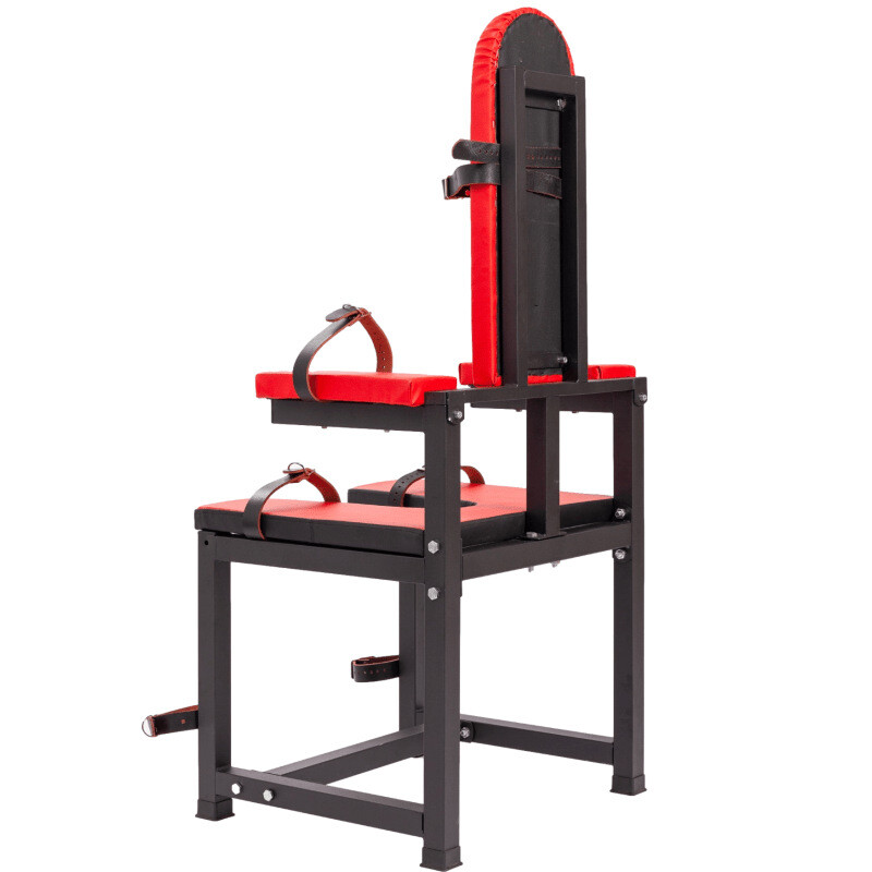 Queen Bondage Restraint Chair – Punishment Furniture w/Handcuffs Footcuffs BDSM gallery