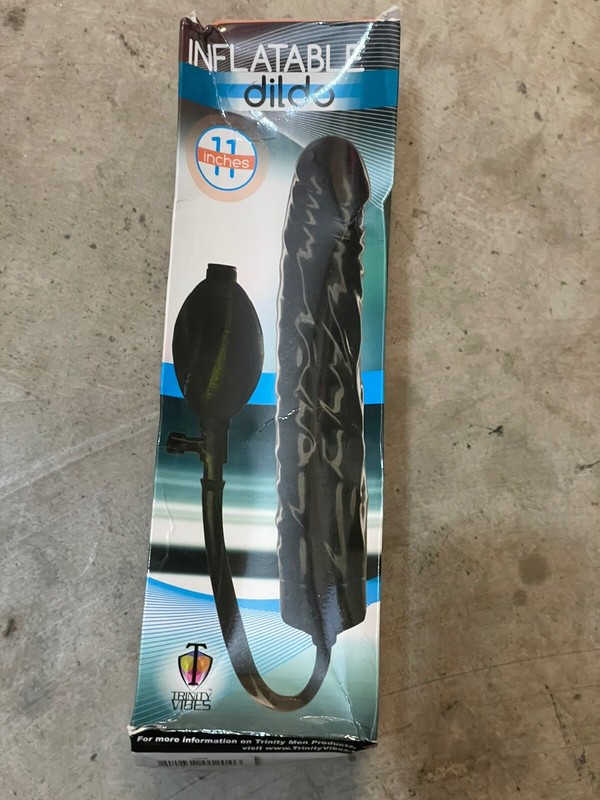 Inflatable Dildo Dong Sex Toy Realistic Pump Expanding Massager 11 Inches New! gallery