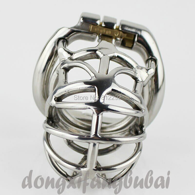 Male Chastity Device Adult Cock Cage Ring Sex Toys Bondage Belt Delay Locking gallery