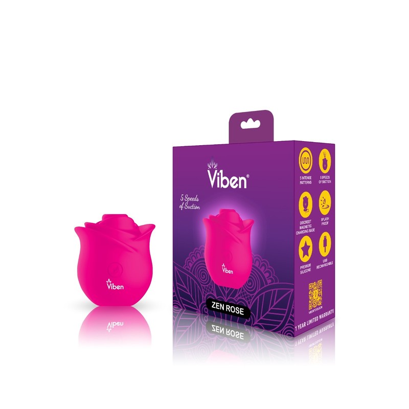 NEW AND IMPROVED Rose adult toy women NEW IN BOX – hot pink