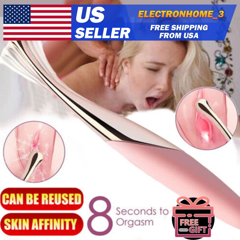 Rechargeable-Vibrator Clit G-Spot Dildo-Massager Anal Sex Toy for-Women-Orgasm