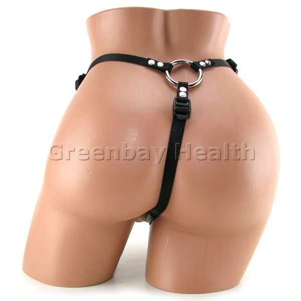 Menage A Trois Double Penetration DP Anal Sex Male Harness Strap-on Dildo Cock gallery