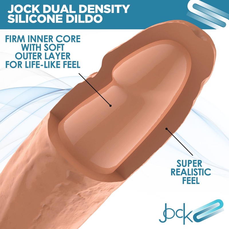 Ultra Realistic Dual Density Silicone Dildo with Balls - 7 Inch gallery