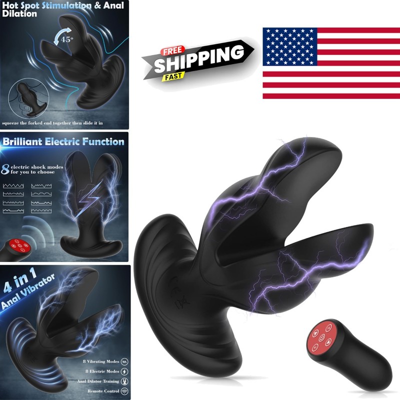 7 Large Anal Vibrator with Remote Control and USB Charging for Versatile Use