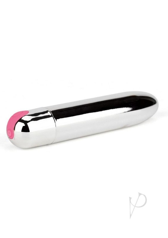 Pink Pussycat Rechargeable Vibrating Bullet - Silver gallery