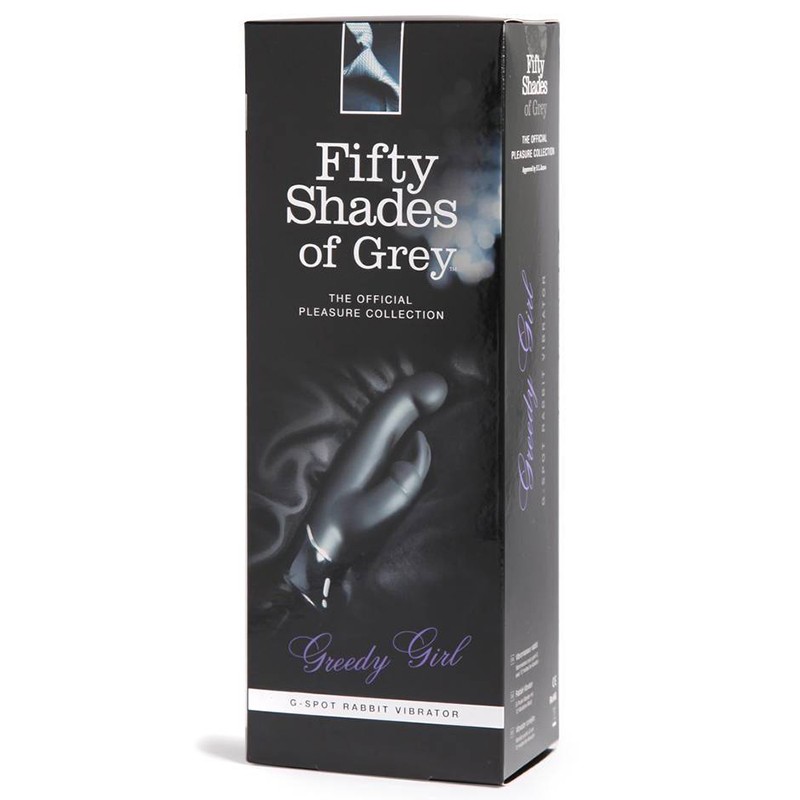 Fifty Shades of Grey Greedy Girl Rechargeable Silicone G-Spot Rabbit Vibrator Bl
