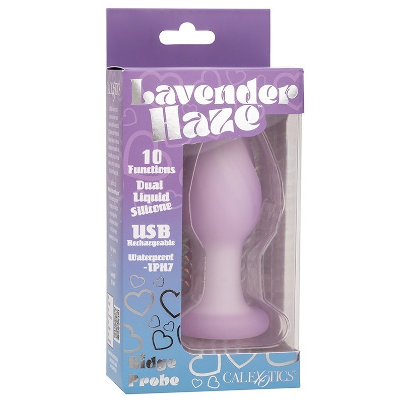 Cal Exotics Lavender Haze Ridge Probe Purple – Anal Vibrator Butt Probe