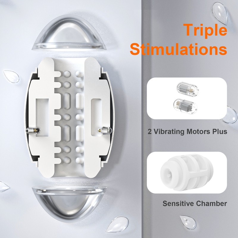 Automatic Handsfree Male Masturbaters Cup Stroker Pocket Pussy for Men Sex Toy gallery