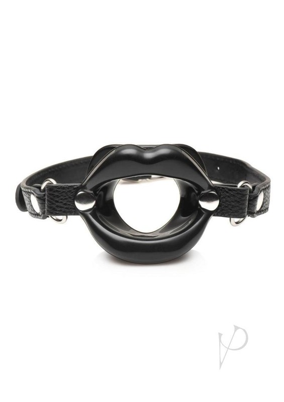 Master Series Juicy Lips Open Mouth Gag Blk gallery