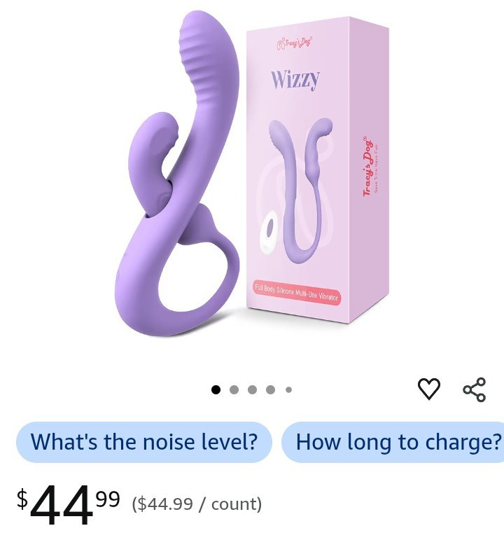 Tracy&rsquo;s Dog Wizzy Transformable Rabbit Vibrator – Clit, G-Spot & Anal Sex Toy