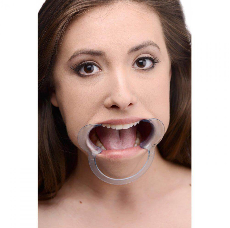 Cheek Retractor Dental Mouth Gag, 4.5 w x 3.5 L, Plastic, BDSM, Gag