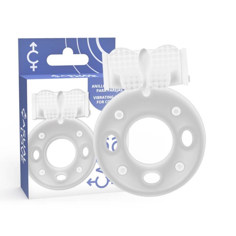 Casual Love Vibrating Ring – Vibrating Phallic Ring – Clear