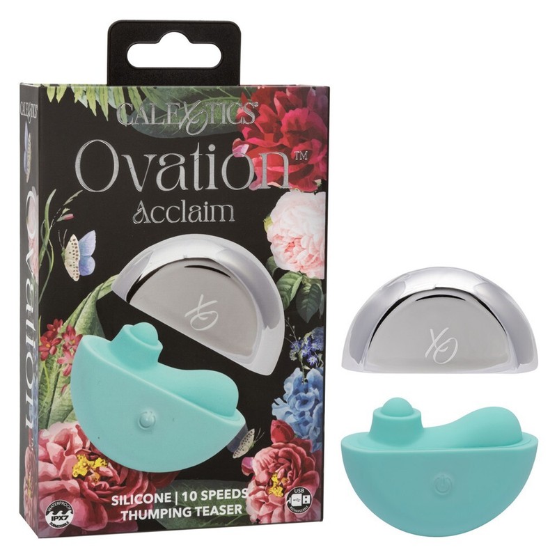Cal Exotics Ovation Acclaim Silicone Thumping Teaser Vibe – Clitoral Vibrator