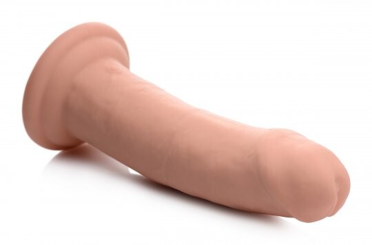 7X Inflatable and Vibrating Remote Control Silicone Dildo - 7 Inch gallery