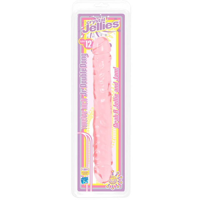Crystal Jellies – Double Dong Jr. Pink 12in