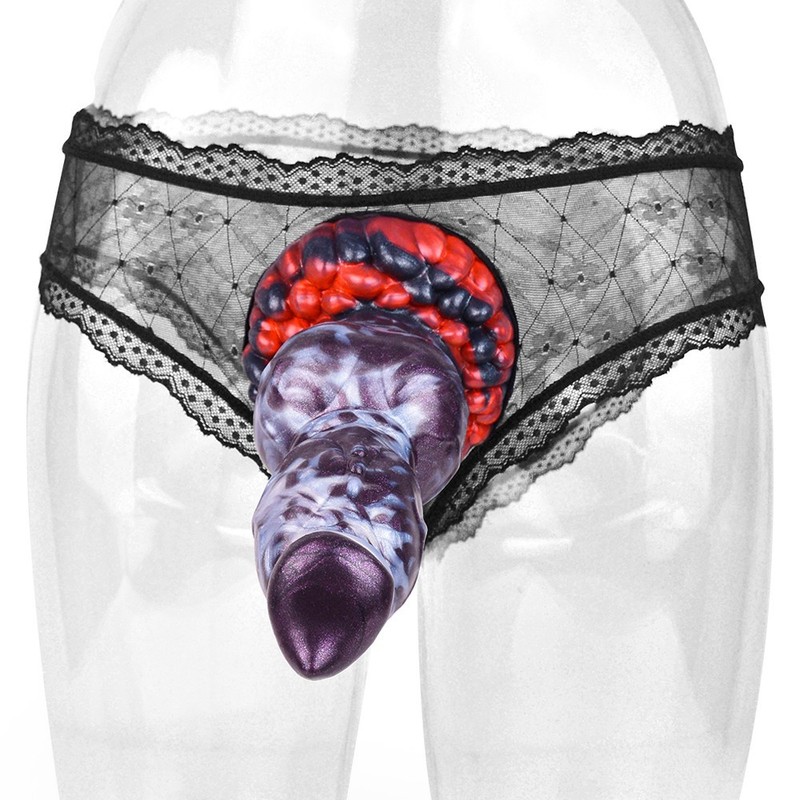 Realistic Anal Plug With Suction Cup Silicone Big Butt Plug Fantasy Knot Dildo gallery