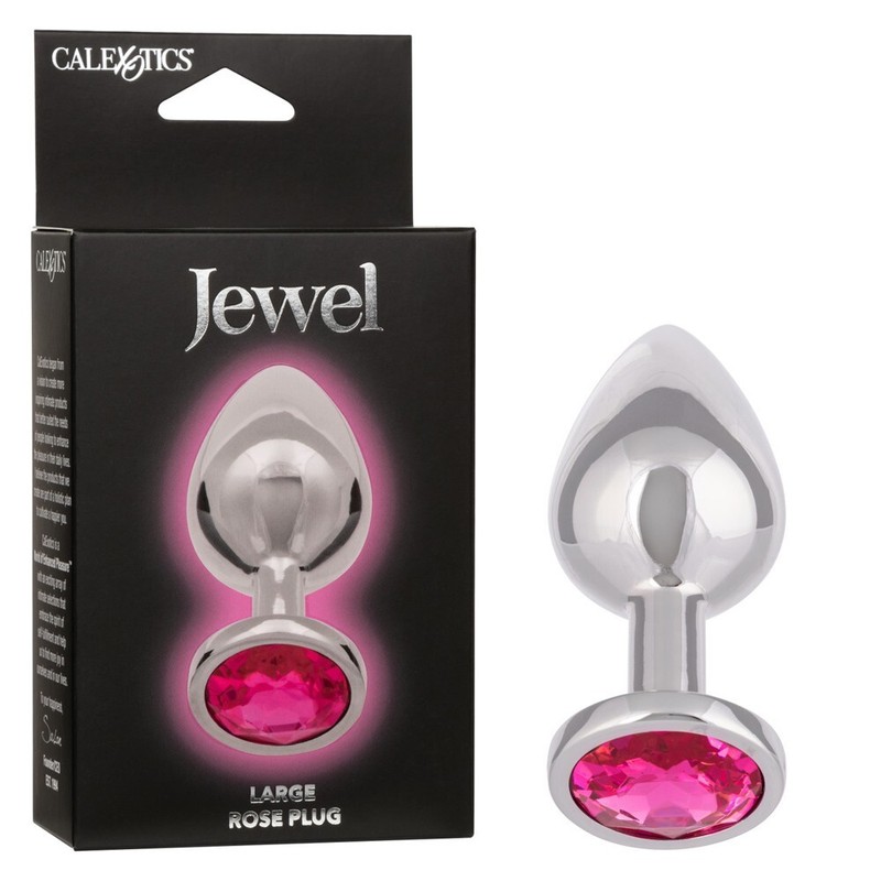 Cal Exotics Jewel Large Rose Plug – Anal Butt Plug