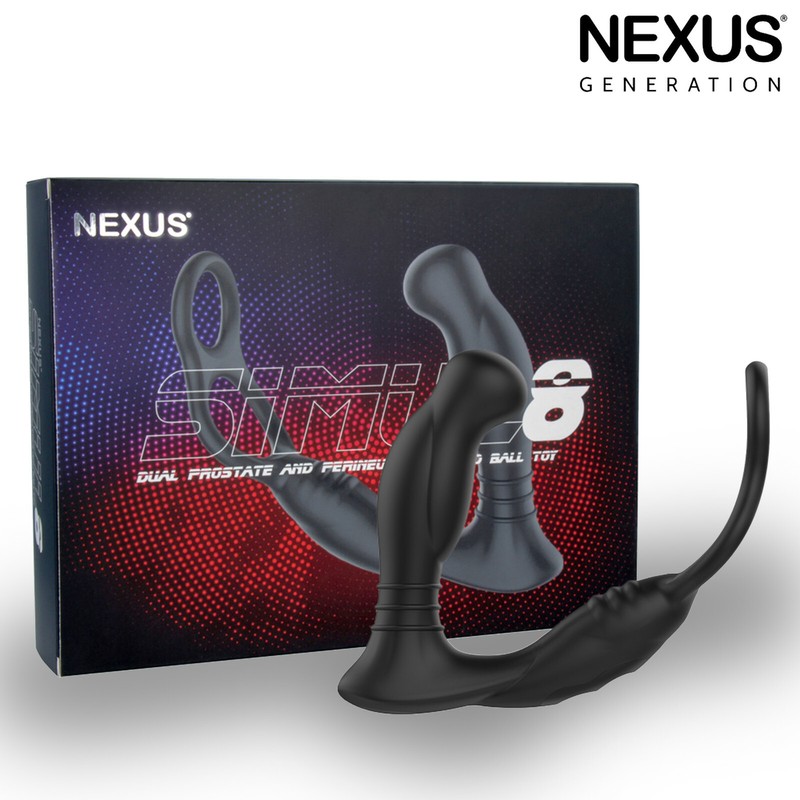 Nexus Simul8 – Dual Vibrating Anal Cock & Ball Ring Anal Vibrator Stimulator