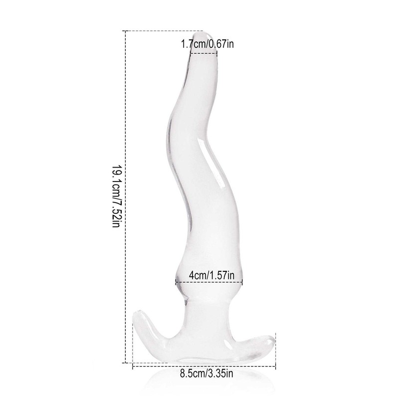 Anal Butt Plug Prostate Massager Wand Stimulator Sex Toys G Spot P Spot Dildo US
