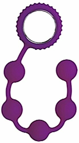 Sinful Anal Beads Silicone Purple 12 Inch