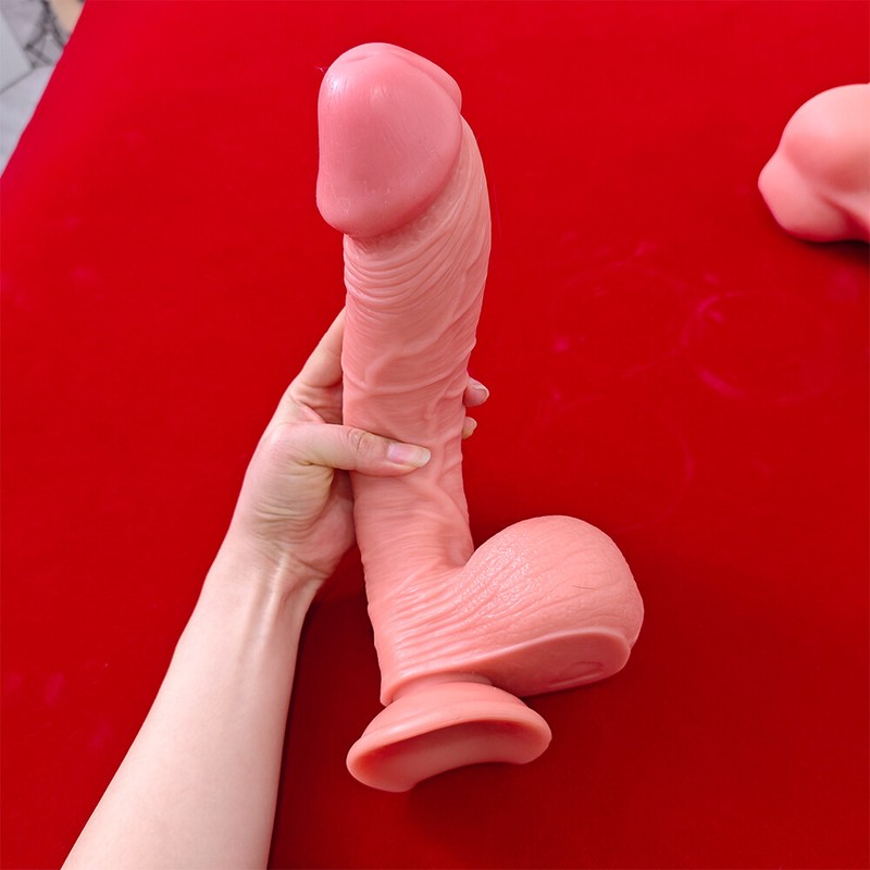 Realistic Dildo Huge Big XXL 13inch Penis Giant Cock Suction Cup Thick Sex Toys gallery