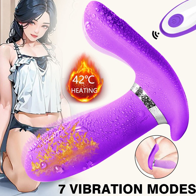 Heating Wearable Panties Dildo Vibrator G-Spot-Massager-Sex Toy for-Women Remote