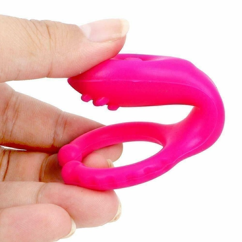 Women Men Couple Vibrator G spot Dildo Cock Massager Ring Adult Toys gallery
