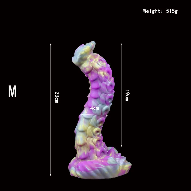 Large Anal Dildo Silicone Soft Oversized Large Penis Mixed Color Dildos Sex Toys